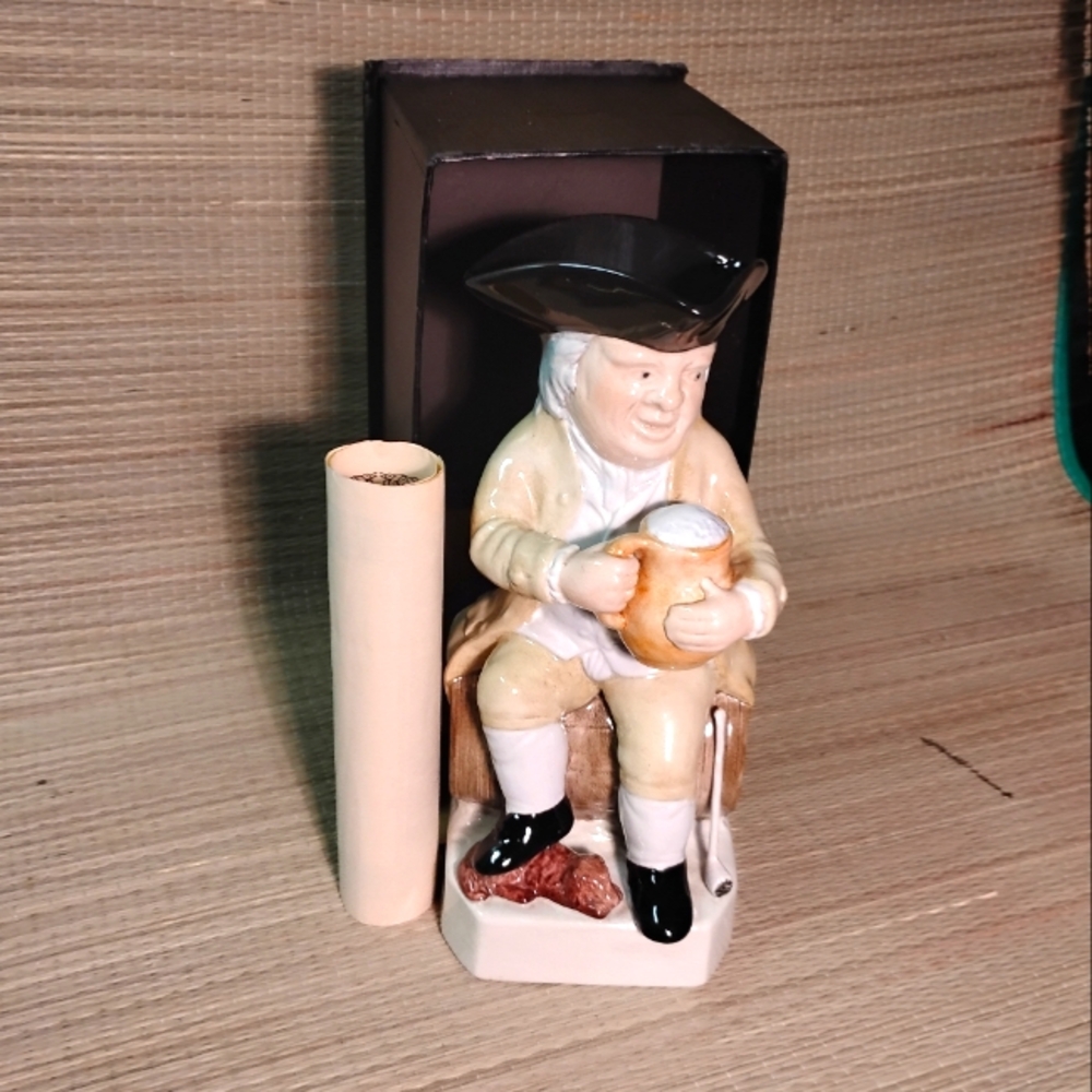 Vintage Toby Jugs Admiral Lord Howe Woods & Sons Replica No. 109 Box And C.O.A